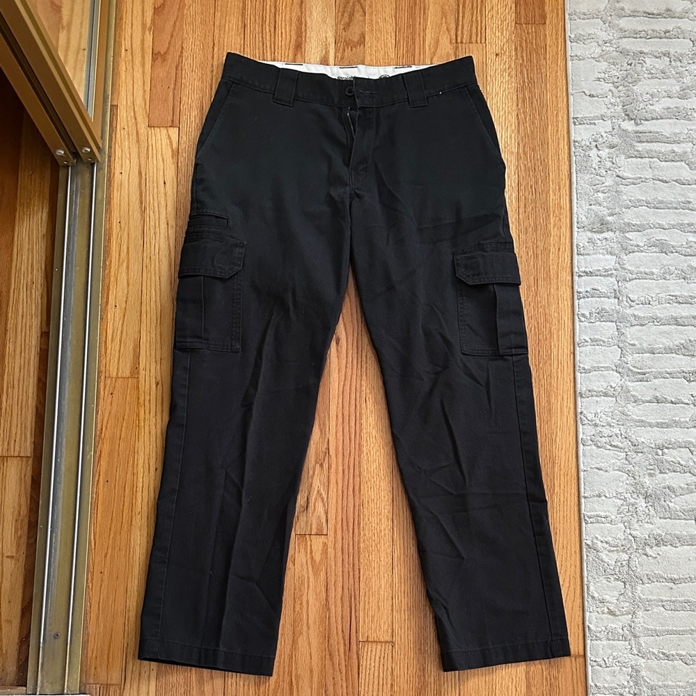 Classic Dickies Men's Black Cargo Pants